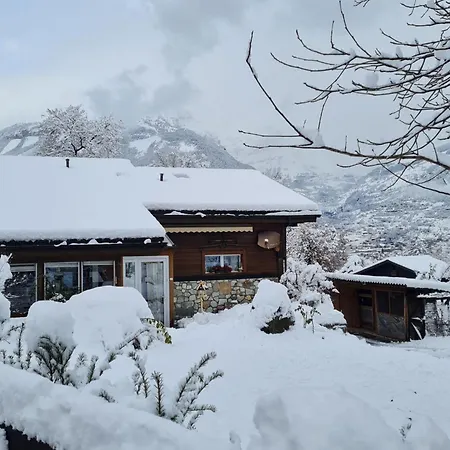 Haus - Bei Einfahrt Grosser Nussbaum By Interhome 아파트 Leuk